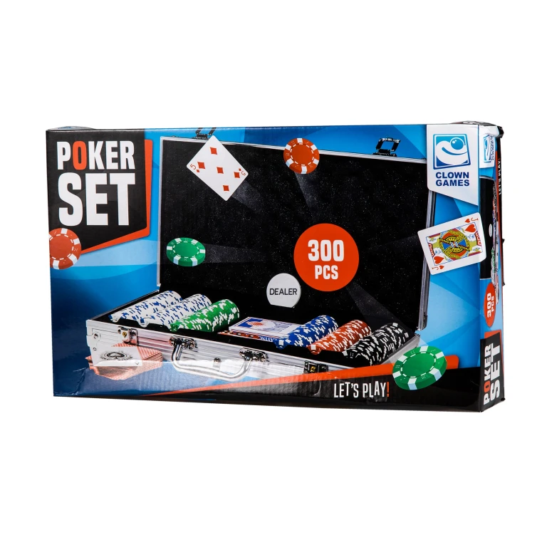 Poker Set met Alukoffer (302-delig) - 1 stuk