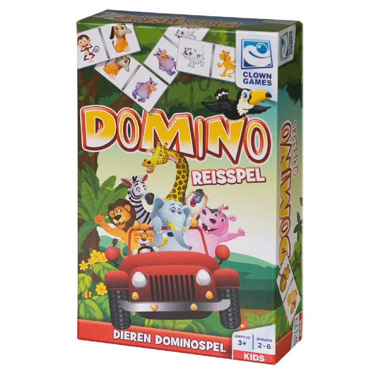 CLOWN GAMES Domino Dieren - 1 stuk