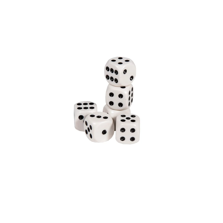 Clown Games dobbelstenen set van 6 stuk