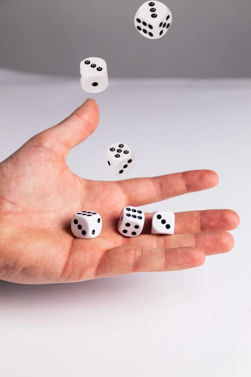 Clown Games dobbelstenen set van 6 stuk