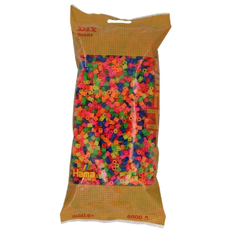 Hama Strijkkralen Neon Mix - 6000 stuks