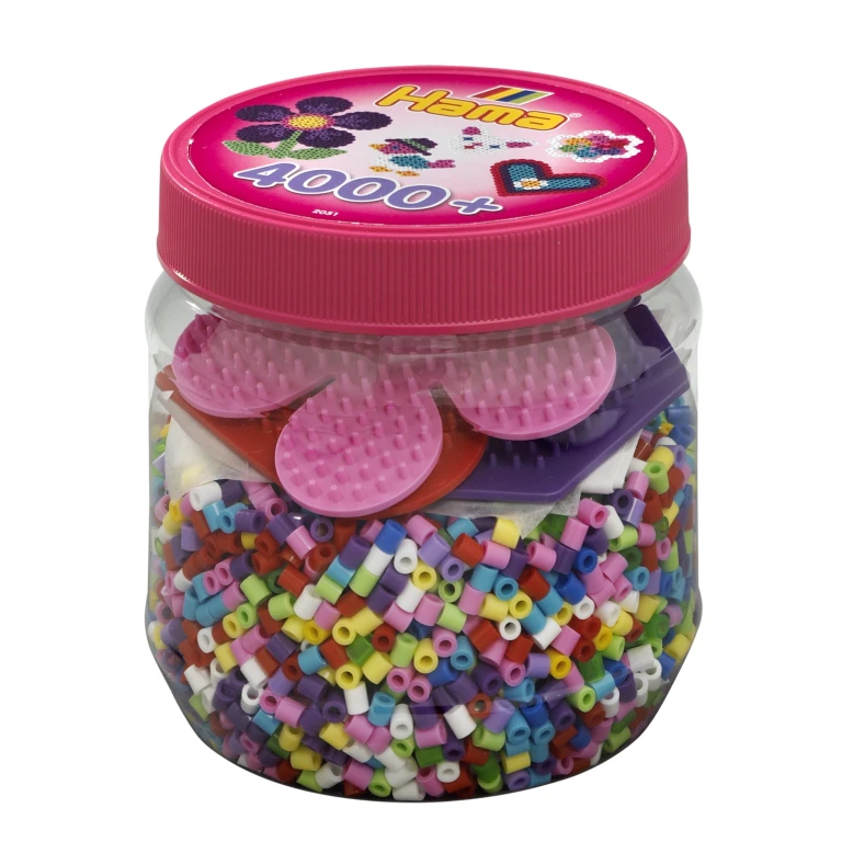 Hama Strijkkralenset Roze - 4000 kralen
