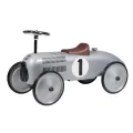 Retro Roller Loopauto Jean - Zilver - 1 stuk