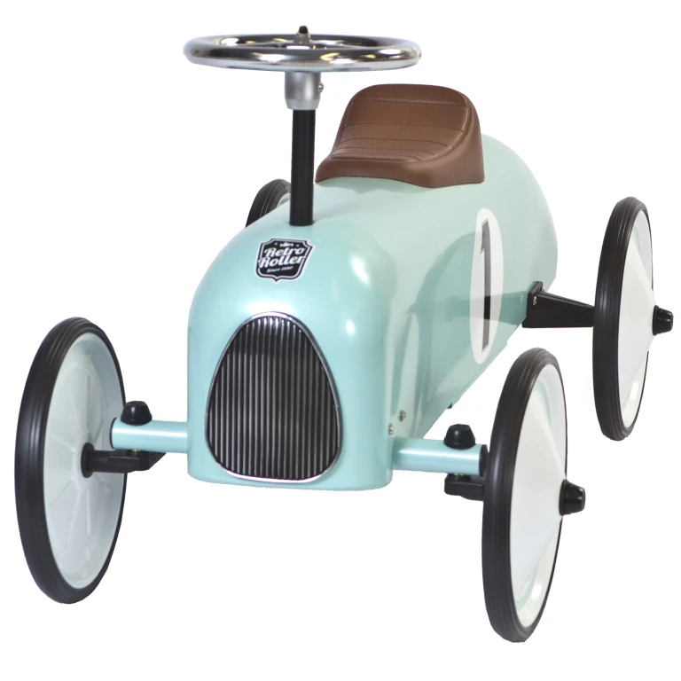 Retro Roller Loopauto Colin Mintgroen - 1 stuk