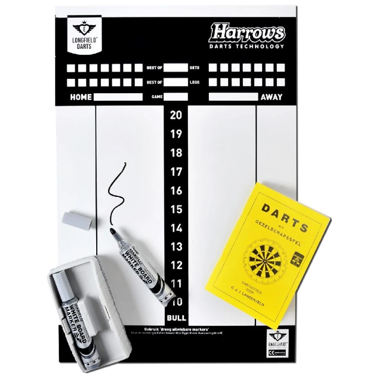 Longfield Dart Scorebord PVC 45 x 30 cm