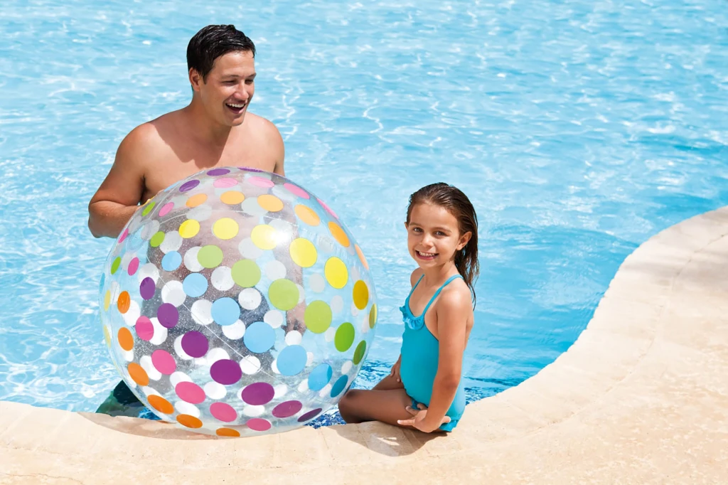 Intex Strandbal Transparant Jumbo 75 cm - 1 stuk