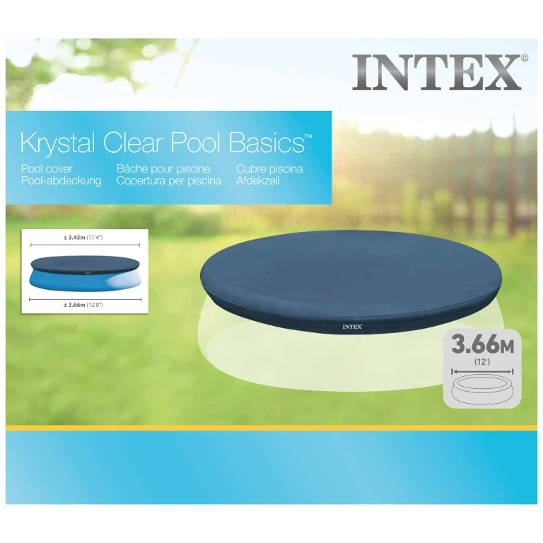 INTEX Easy Set afdekzeil 366 cm - 1 stuk