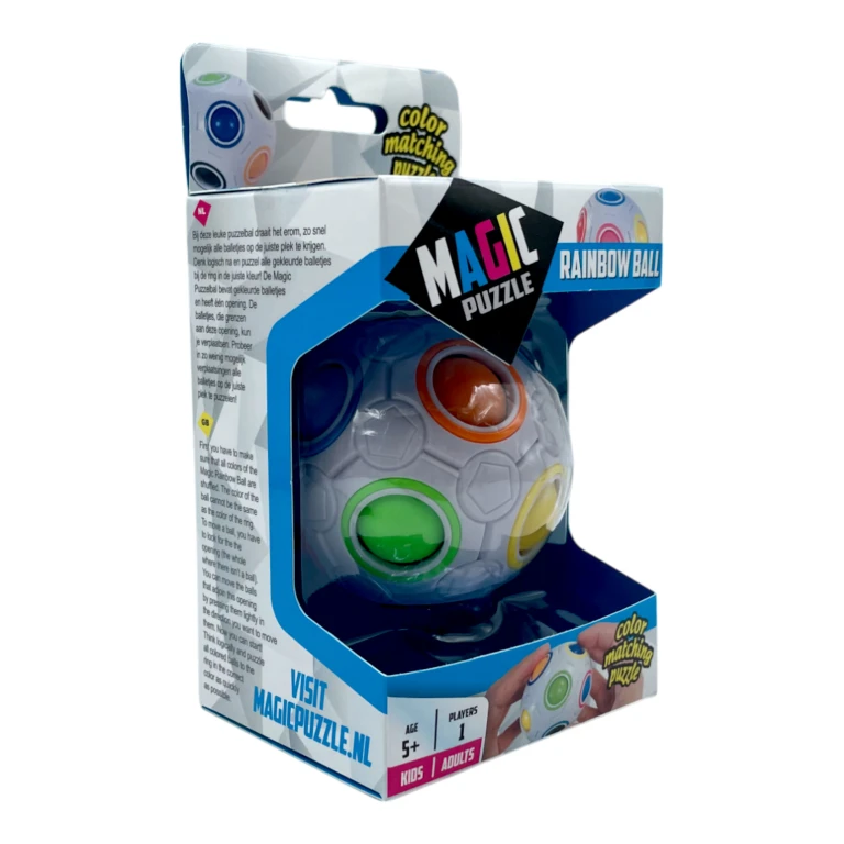 Magic Puzzle Rainbow Ball Puzzelbal - 1 stuk