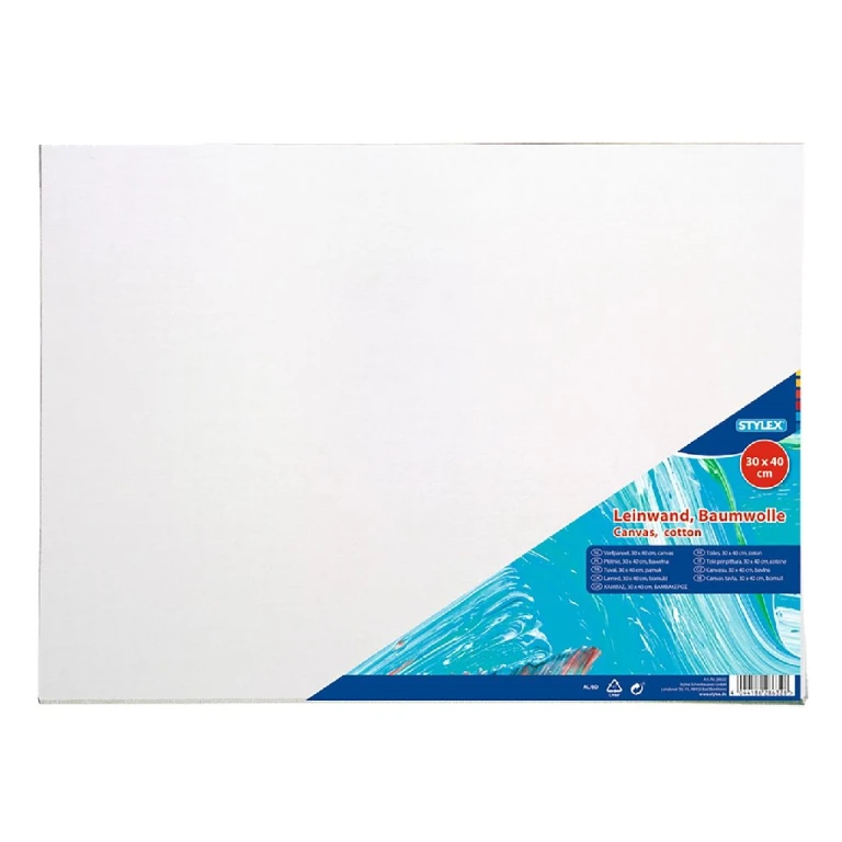 STYLEX Schildersdoek 30x40 cm - 1 stuk