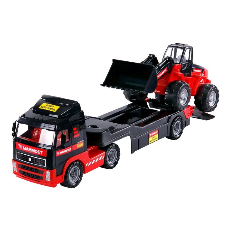 Mammoet Volvo Vrachtwagen met Graafmachine - 1 stuk