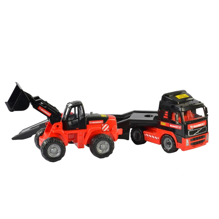 Mammoet Volvo Vrachtwagen met Graafmachine - 1 stuk