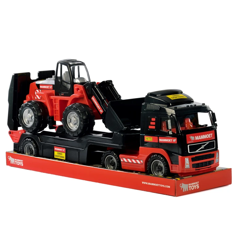 Mammoet Volvo Vrachtwagen met Graafmachine - 1 stuk