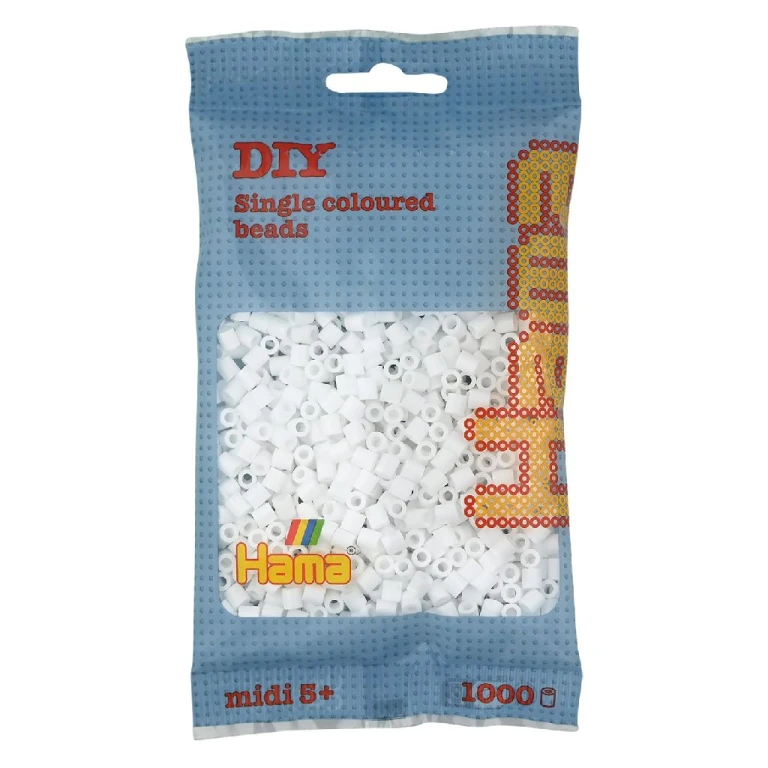 Hama Strijkkralen Wit - 1 stuk (1000 kralen)