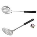 Fackelmann Opscheplepel 33 cm - RVS en PP - Zwart