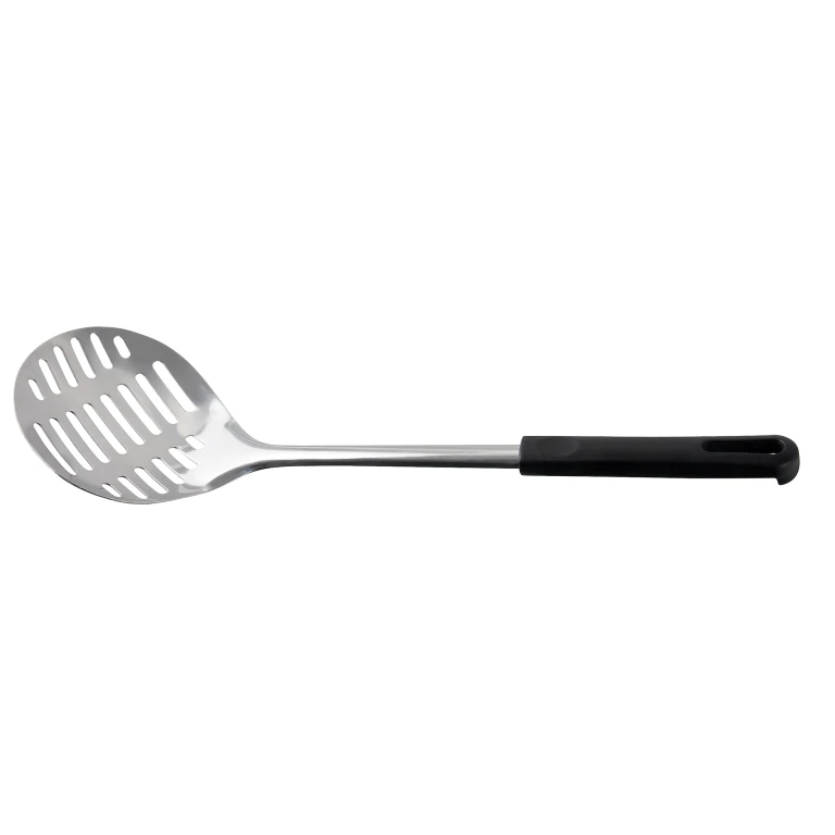 Fackelmann Opscheplepel 33 cm - RVS en PP - Zwart