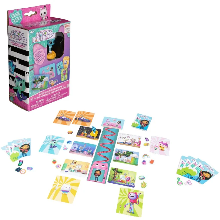 Gabby's Dollhouse Magisch Poppenhuis Kaartspel - 1 stuk
