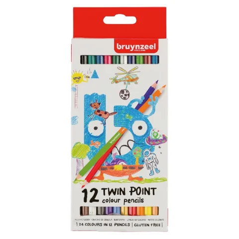 Bruynzeel Kleurpotloden Twin Point 12st 5+