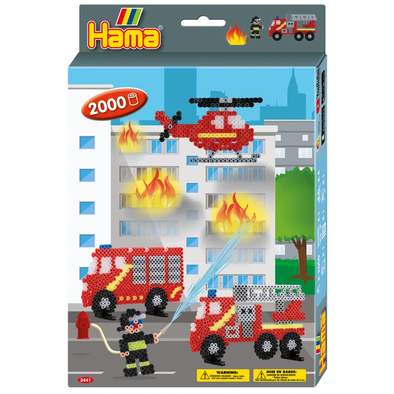 Hama Strijkkralenset Fire Fighters - 2000 stuks