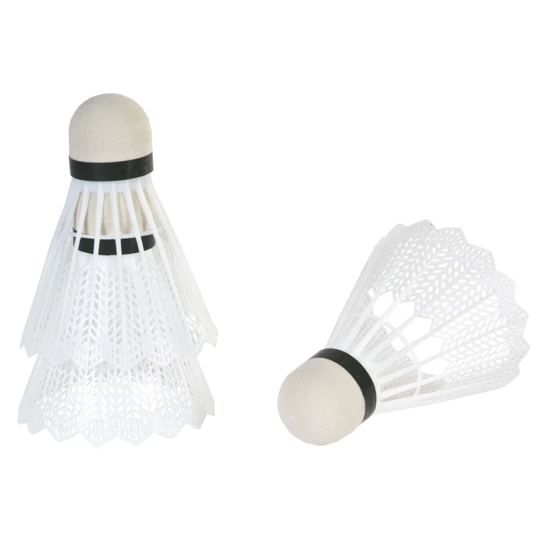 SportX Badmintonshuttles Wit 3 stuks ABS