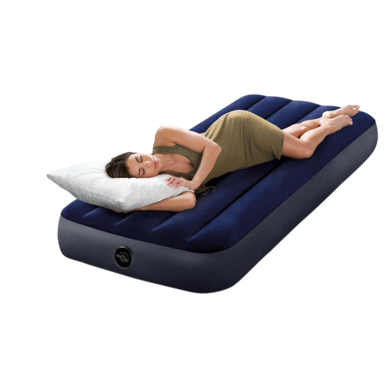 Intex Classic Downy eenpersoons luchtbed 76x191x25 cm - 1 stuk