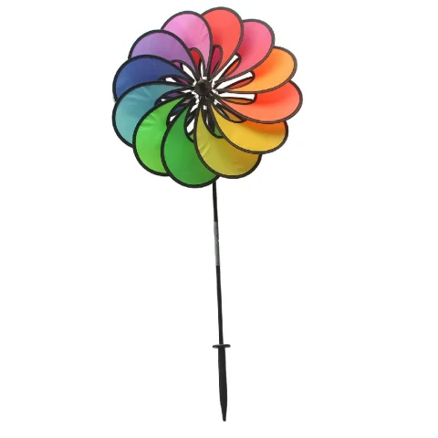 Rhombus Windgame Big Flower Rainbow