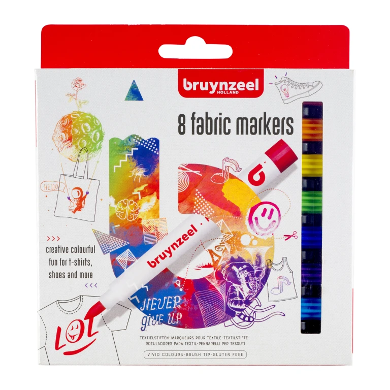 Bruynzeel Textilstiften Set van 8