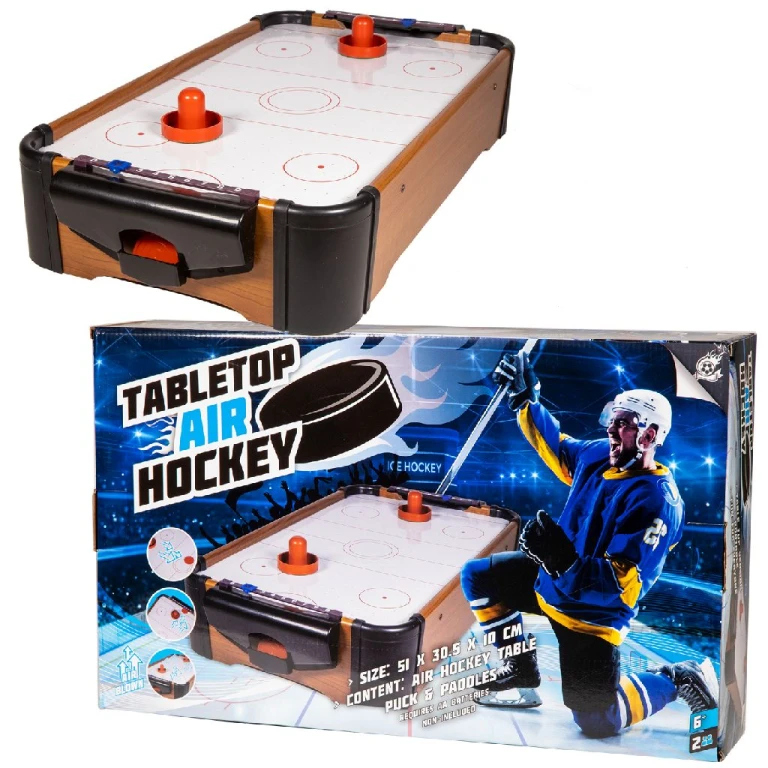 Airhockeytafel 50x30x10cm met Fan-functie - 1 stuk