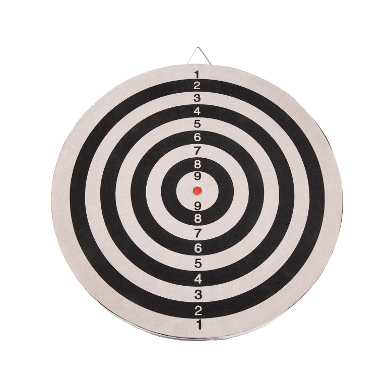 SportX Dartbord Flocked PVC met 6 Darts