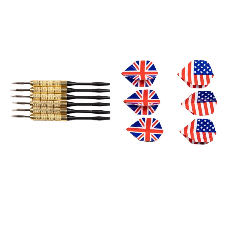 SportX Dartbord Flocked PVC met 6 Darts