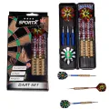 SportX Dartset Brass Deluxe 22 gram - Set van 9 stuks