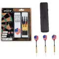 SportX Dartset Messing met Opbergdoos - 1 stuk