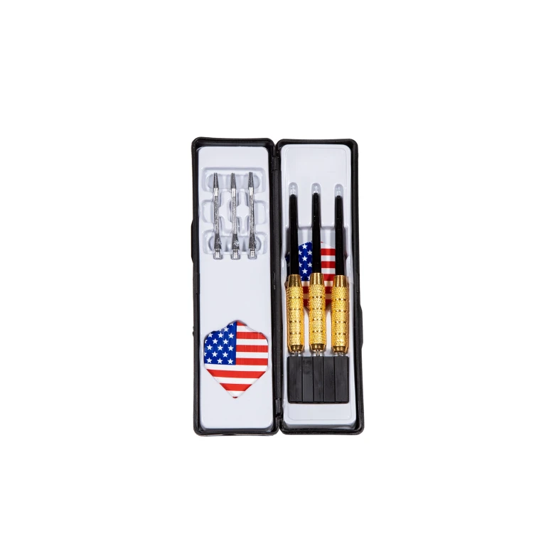 SportX Dartset Messing met Opbergdoos - 1 stuk
