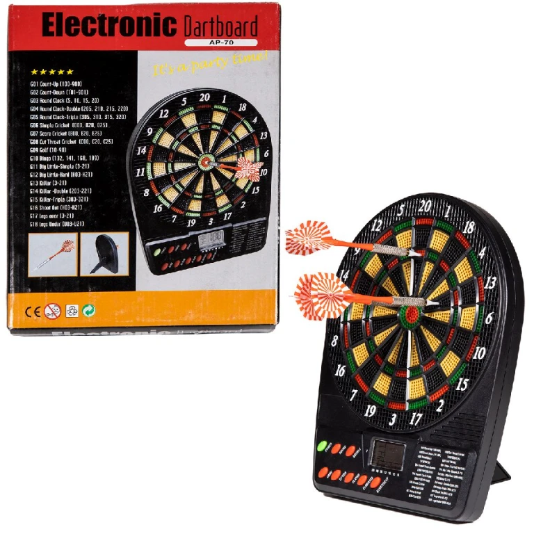Mini Electronisch Dartboard Set - 1 stuk