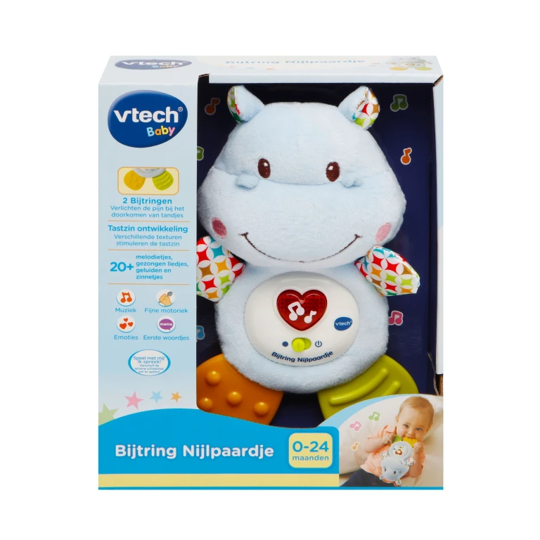 VTech Bijtring Nijlpaardje - 1 stuk
