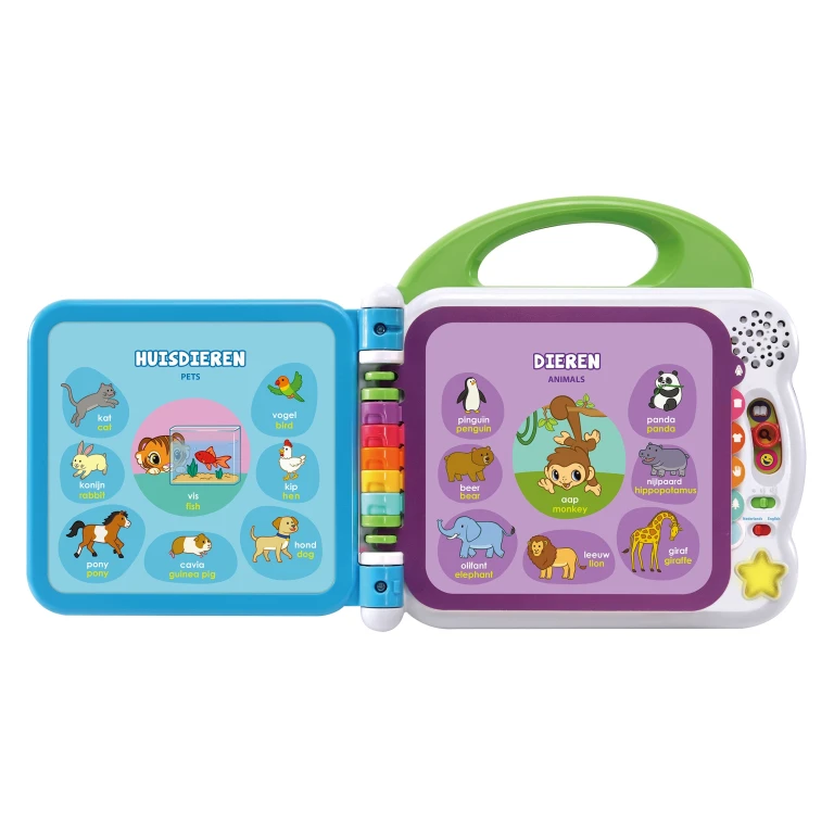 VTech Mijn Eerste 100 Woordjes Interactief Boek NL-EN - 1 stuk