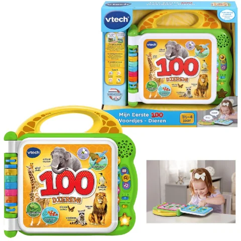 Vtech Mijn Eerste 100 Woordjes Dieren NL - EN