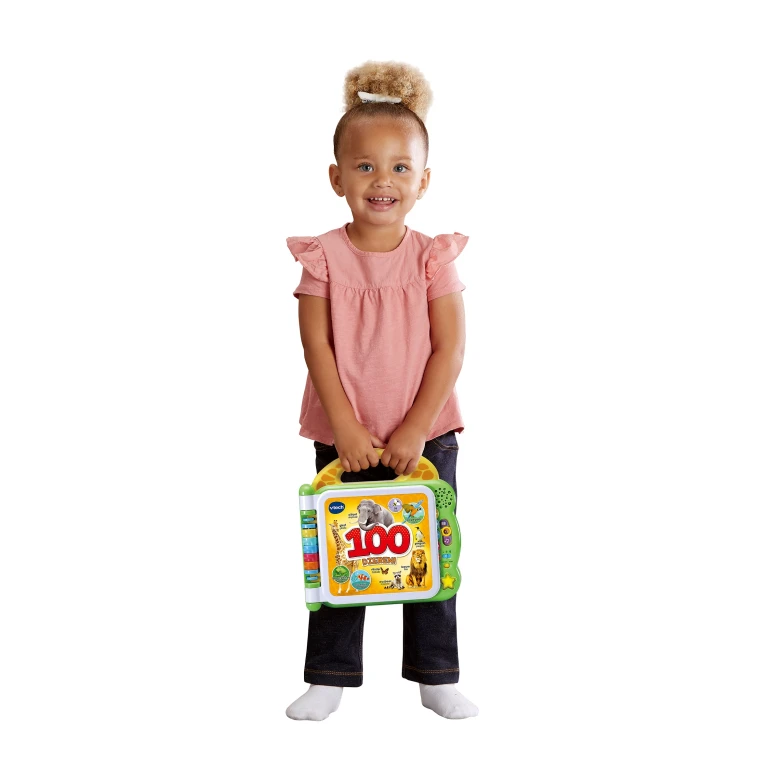 VTech Mijn Eerste 100 Woordjes Dieren Interactief Boek - 1 stuk