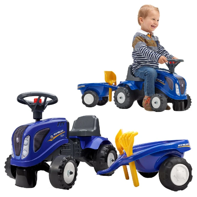 Falk New Holland Looptractor Set Blauw vanaf 1 jaar 1 stuk