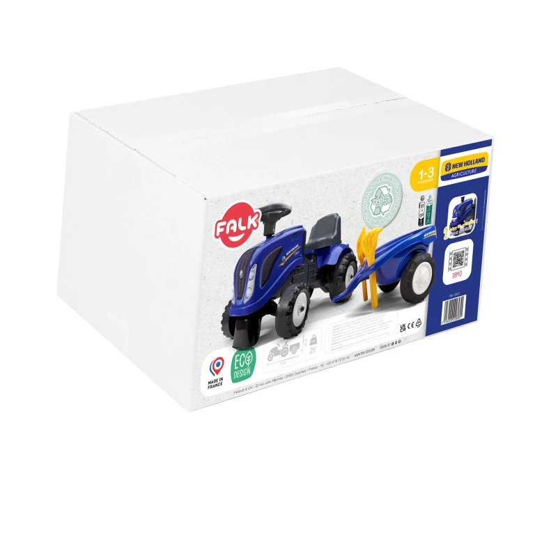 Falk New Holland Looptractor Set Blauw vanaf 1 jaar 1 stuk