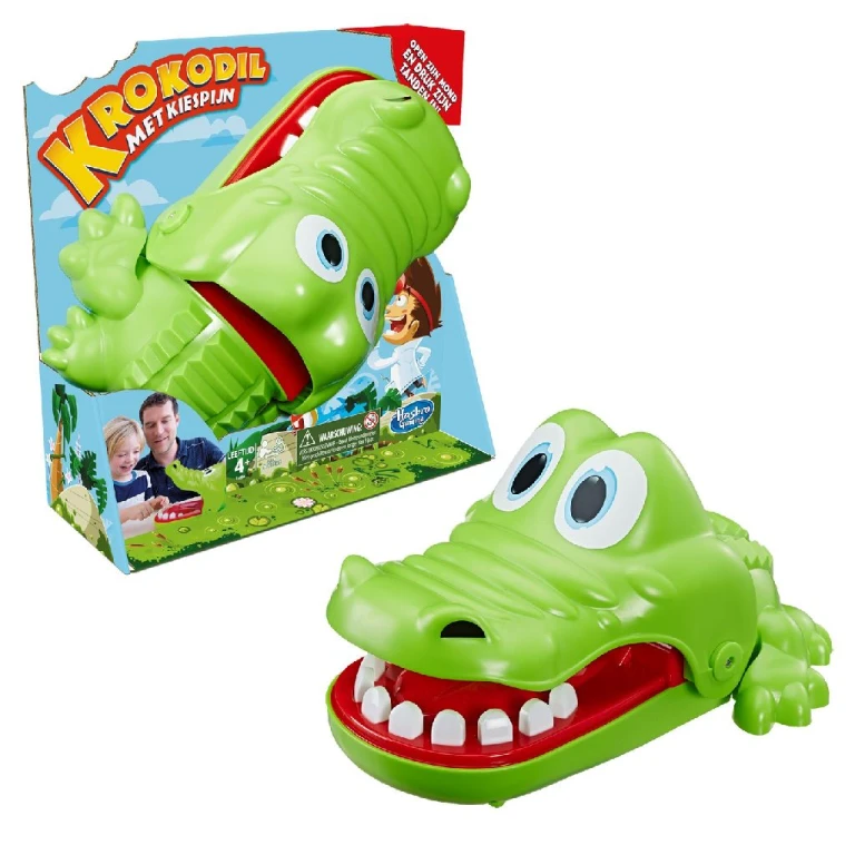 Hasbro Krokodil Met Kiespijn Kinderspel - 1 stuk