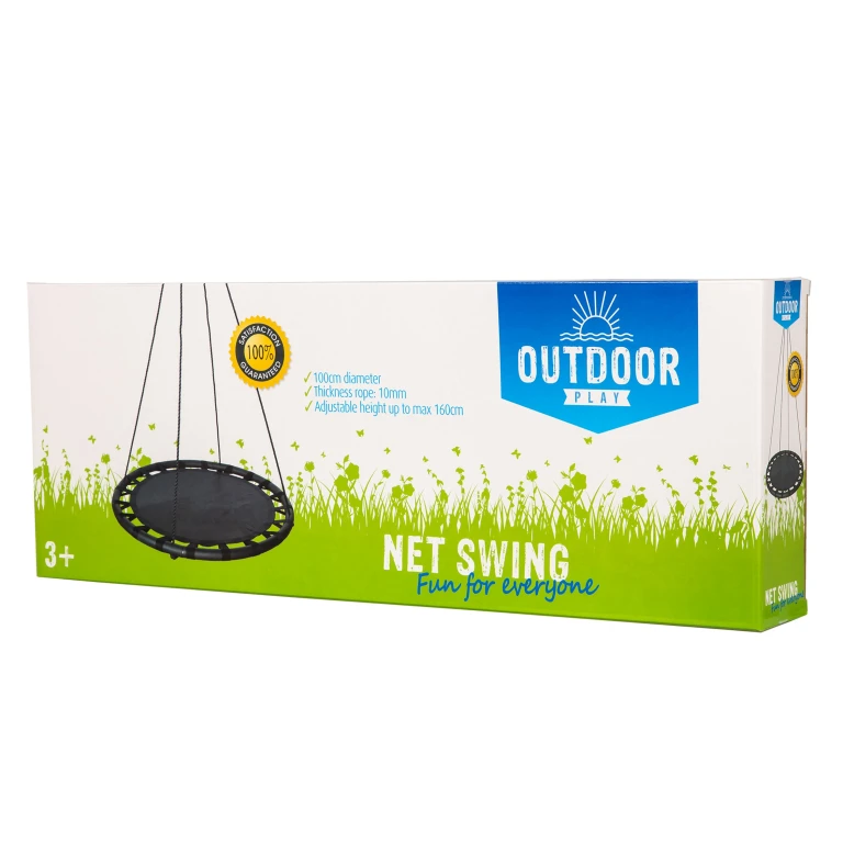 OUTDOOR PLAY Schommelmat Zwart 100cm (1 stuk)