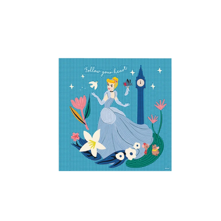 Diamond Painting Set Princess Assepoester 29 x 29 cm