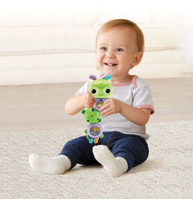 VTech Baby Draai en Wiebel Rupsje - 1 stuk