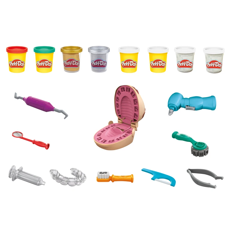Play-Doh Top Tandarts Kleien Speelgoed Set - 1 stuk