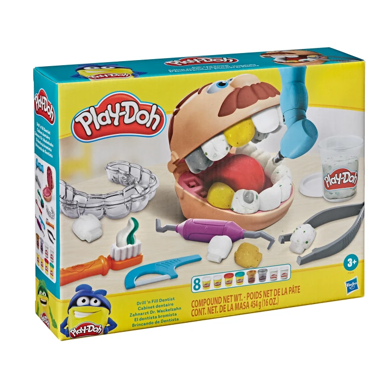 Play-Doh Top Tandarts Kleien Speelgoed Set - 1 stuk