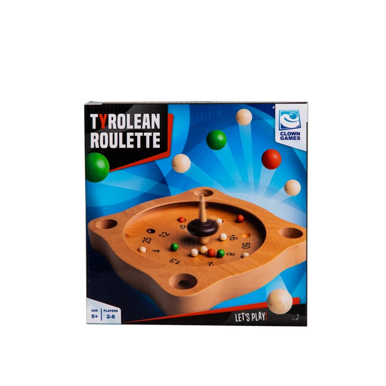 Clown Games Tiroler Roulette Houten Bordspel - 1 stuk