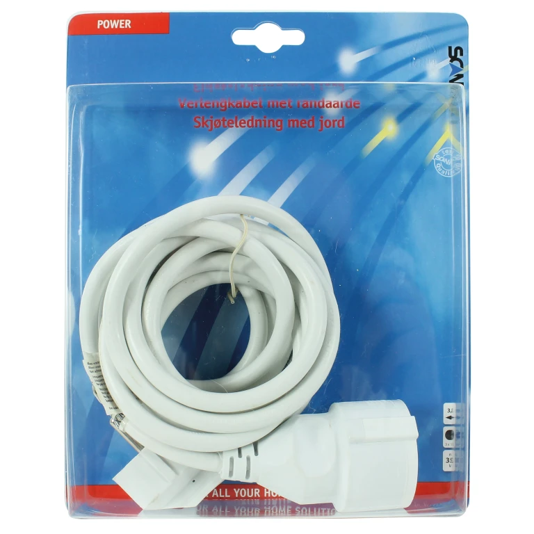 Scanpart Verlengsnoer 3x1.5mm Randaarde 3,0m