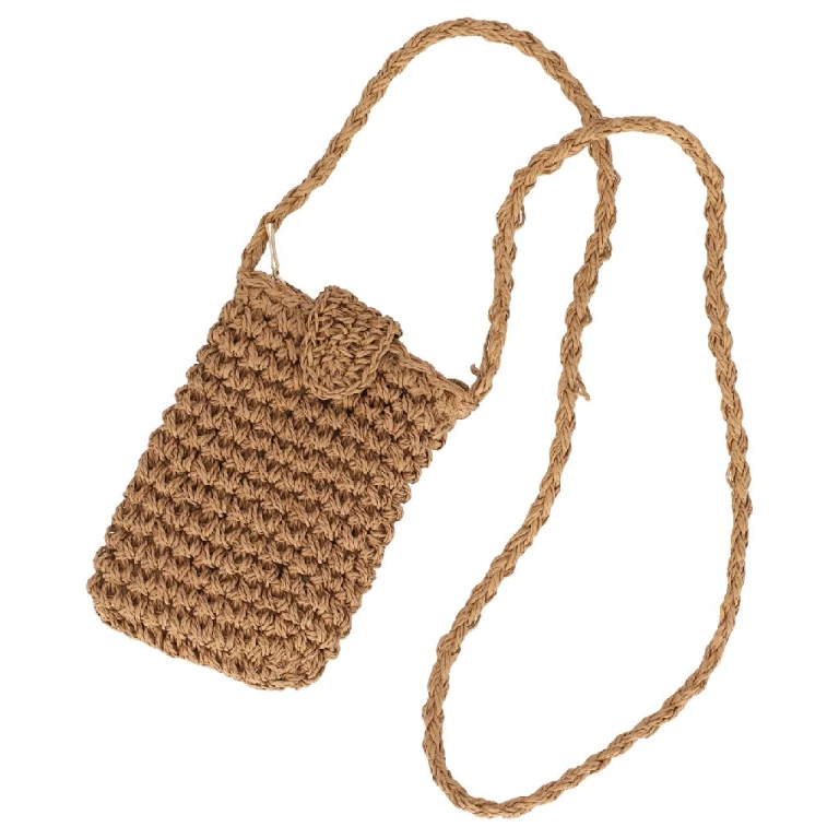Sarlini Telefoontasje Textiel Taupe - 1 stuk