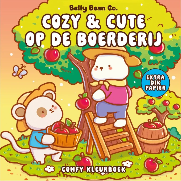 Kleurboek Cozy en Cute Op de Boerderij - 1 stuk