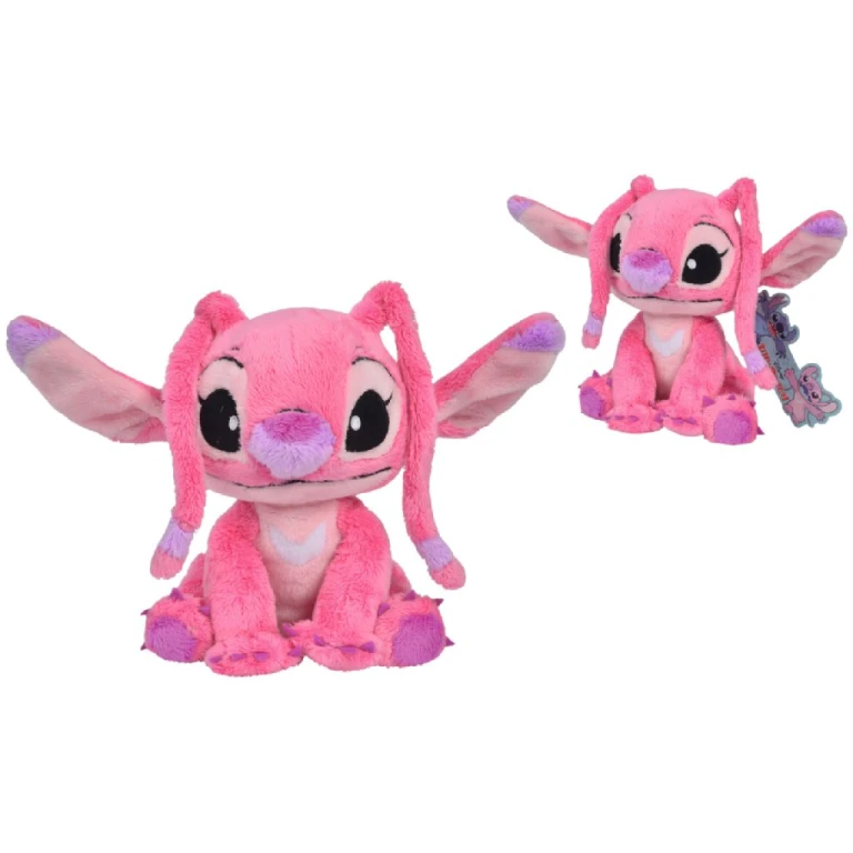 Stitch Angel Knuffel Roze 25cm